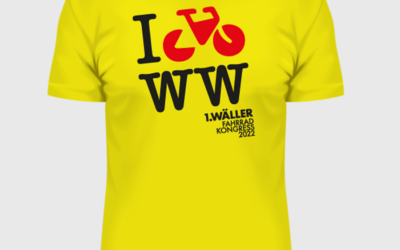 Wäller Fahrradkongress (WFK) wirbt mit T-Shirts   ES IST VORERST KEIN RADENTSCHEID IM WESTERWALD GEPLANT