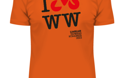 „Hui Wäller, fahr Rad“ – mit schickem T-Shirt für den 2. WFK werben